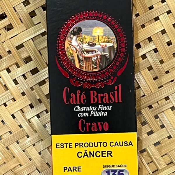 Cigarrílha Café Brasil de Cravo com Piteira