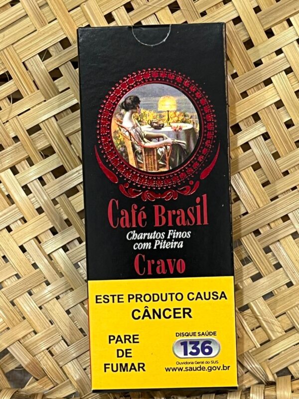 Cigarrílha Café Brasil de Cravo com Piteira