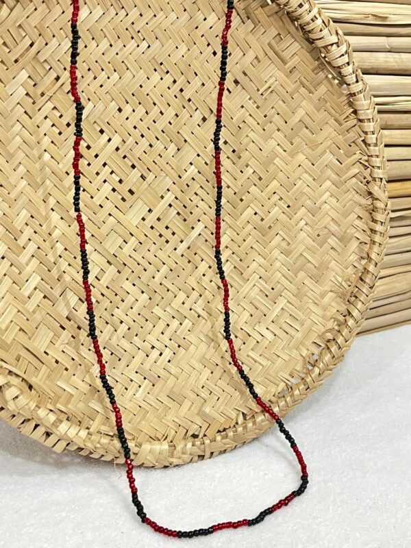 Fio de Contas - Miçanga - Vermelho e Preto - Imagem 5
