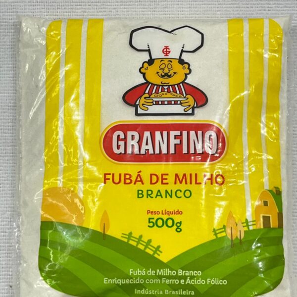 Farinha para Acaçá - Fubá de Milho Branco - 500g
