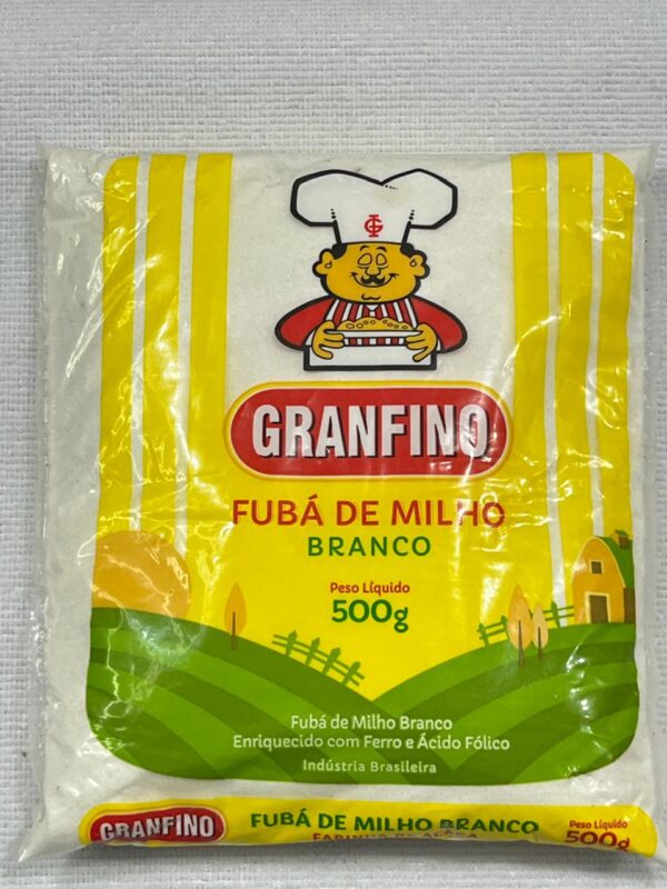 Farinha para Acaçá - Fubá de Milho Branco - 500g