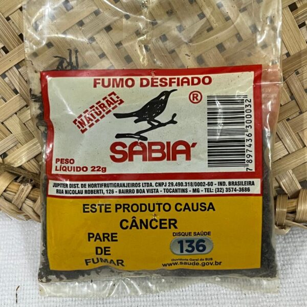 Fumo Desfiado Sabiá - Fumo Forte - 22gr