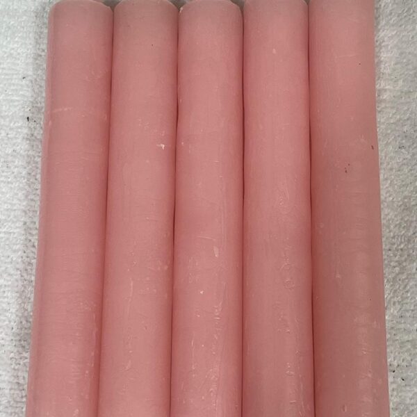 Vela Palito Irmã Dulce nº 12 Rosa – Pacote com 10