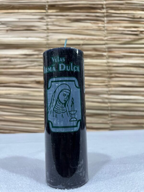 Vela Votiva 270g Preta - Irmã Dulce