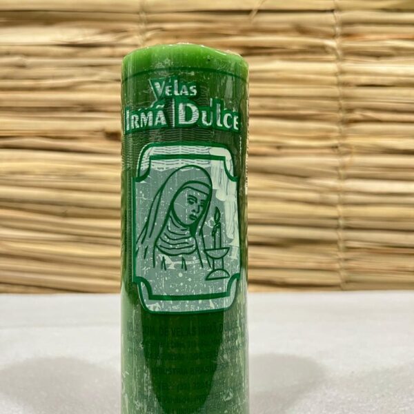 Vela Votiva 270g Verde - Irmã Dulce