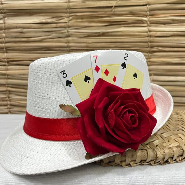 Chapéu para Malandra com Rosa e Baralho