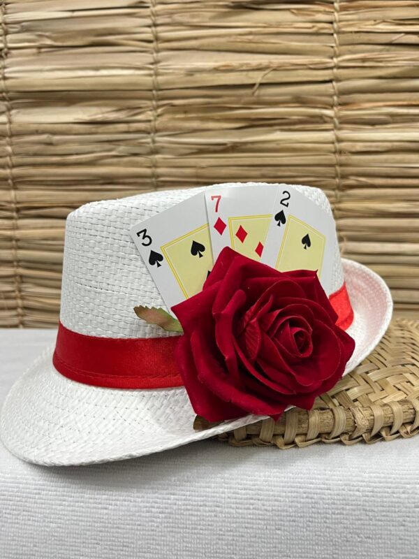 Chapéu para Malandra com Rosa e Baralho
