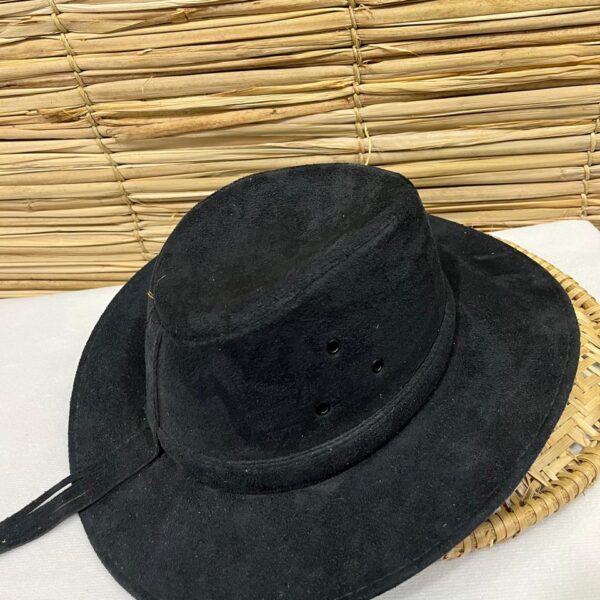 Chapéu para Boiadeiro Preto Camurça