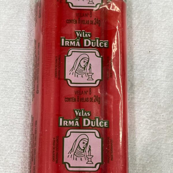 vela palito n8 - laranja